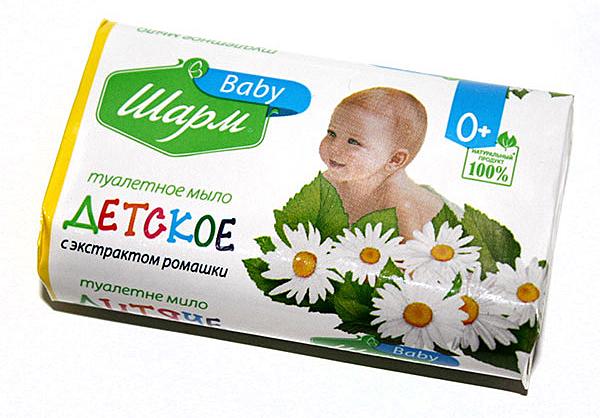 Мыло туалетное детское Grand Шарм с экстрактом ромашки 70 г