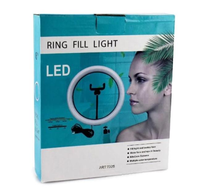 Кольцевая лампа Ring Fill Light 7325 LED с пультом (29126175) - фото 3 Кольцевая лампа Ring Fill Light 7325 LED с пультом (29126175) - фото 3
