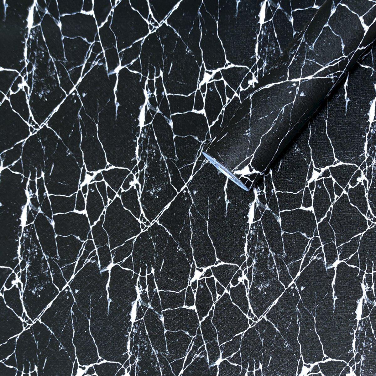 Самоклеющаяся пленка 0,45х10 м Черный мрамор (SW-00001206)