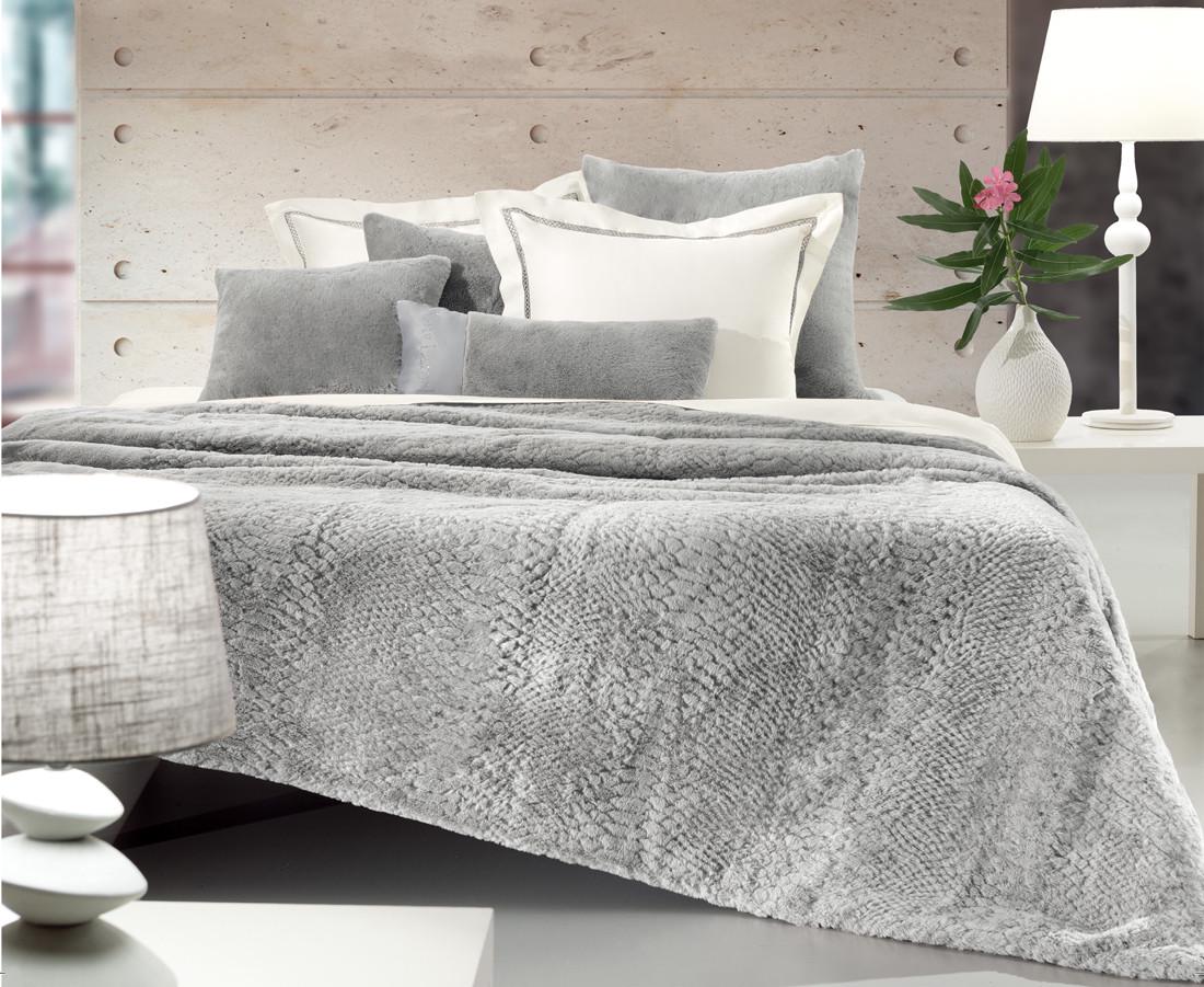 Плед меховой Love You LUX 200x220 см Серый (44002) Плед меховой Love You LUX 200x220 см Серый (44002)