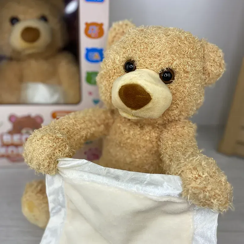 Інтерактивна іграшка м'яка TK Group Ведмедик "Веселі хованки" говорить українською (30101115) - фото 8 Інтерактивна іграшка м'яка TK Group Ведмедик "Веселі хованки" говорить українською (30101115) - фото 8