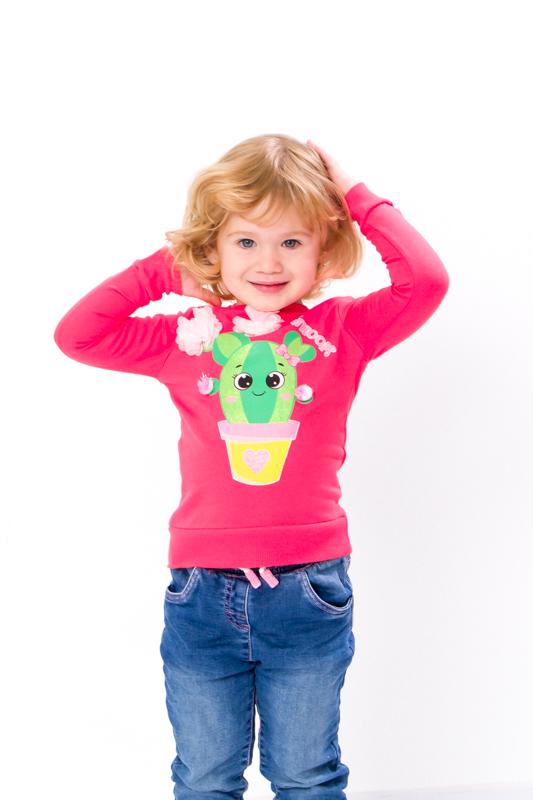 Джемпер для девочки Кактус р. 4 Розовый (254979-v3)