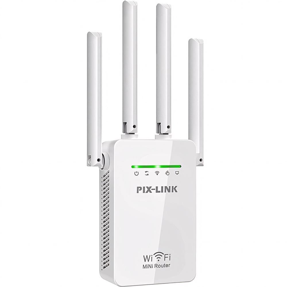 Ретранслятор Wi-Fi Pix-Link LV-WR09 300M 2.4GHz White (LV-WR09-WE)