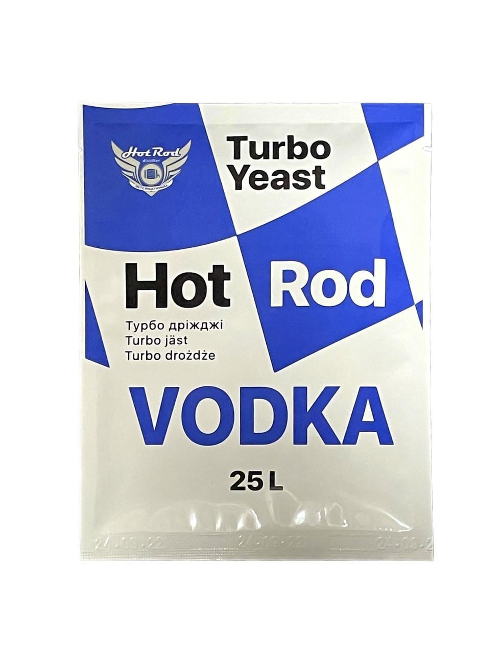 Дріжджі турбо Hot Rod Vodka на 25 л 66 г