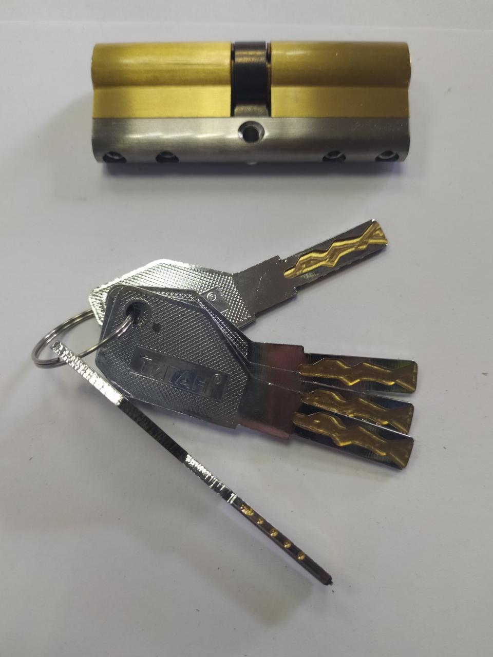 Цилиндровый механизм для замка Титан 3D серия M 80 PB - фото 2