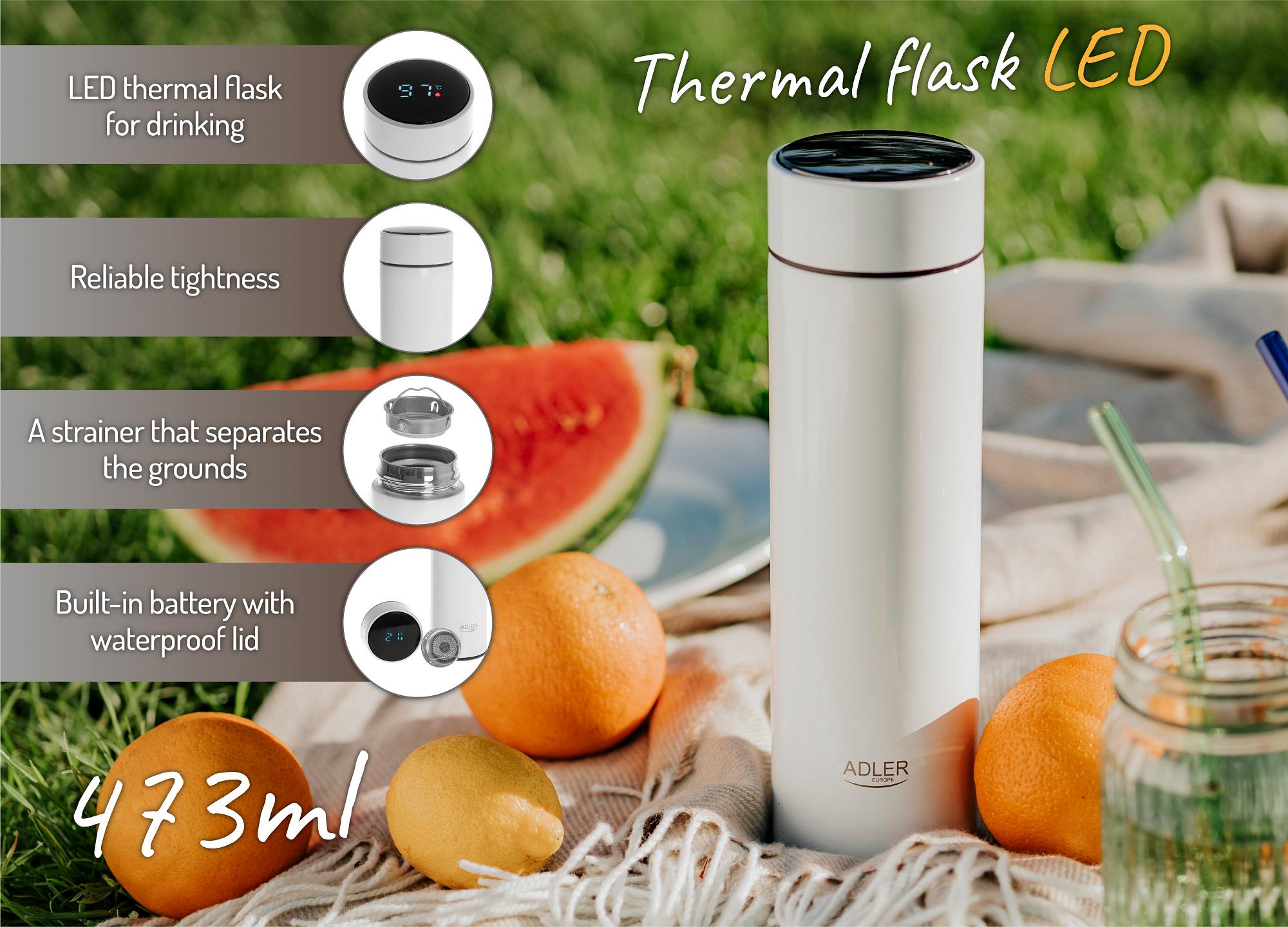 Термос Adler AD 4506 White (6215) - фото 9 Термос Adler AD 4506 White (6215) - фото 9