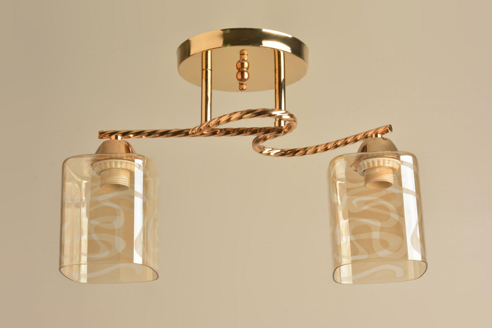 Люстра потолочная Sirius Л 8123/2А FG на 2 плафона