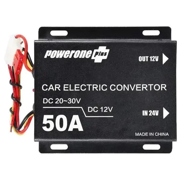 Инвертор преобразователь напряжения PowerOne Plus 24 В в 12 В 50 A Black (3_05781) - фото 3 Инвертор преобразователь напряжения PowerOne Plus 24 В в 12 В 50 A Black (3_05781) - фото 3