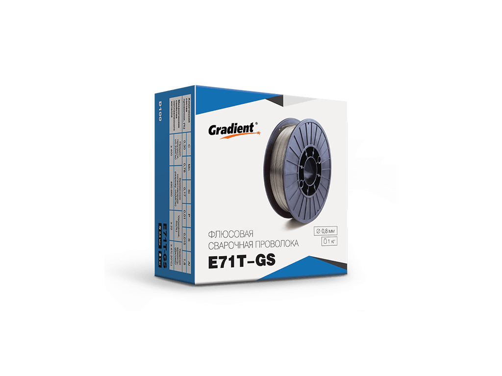 Сварочная проволока E71T GS 0,8 мм 1 кг (P-718)