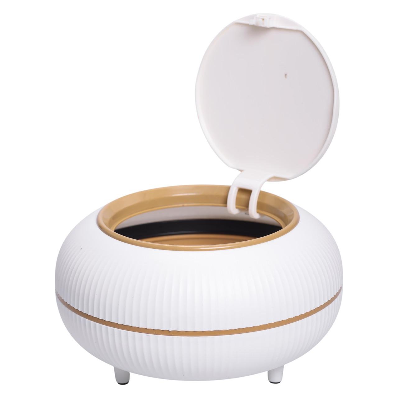 Корзина для мусора настольная с клик-крышкой 1,3 л (HP-45-4)