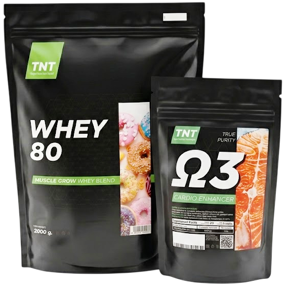 Комплекс TNT Nutrition Протеїн 2 кг/Омега-3