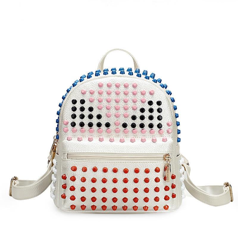 Жіночий рюкзак Three Feather Білий (8104)