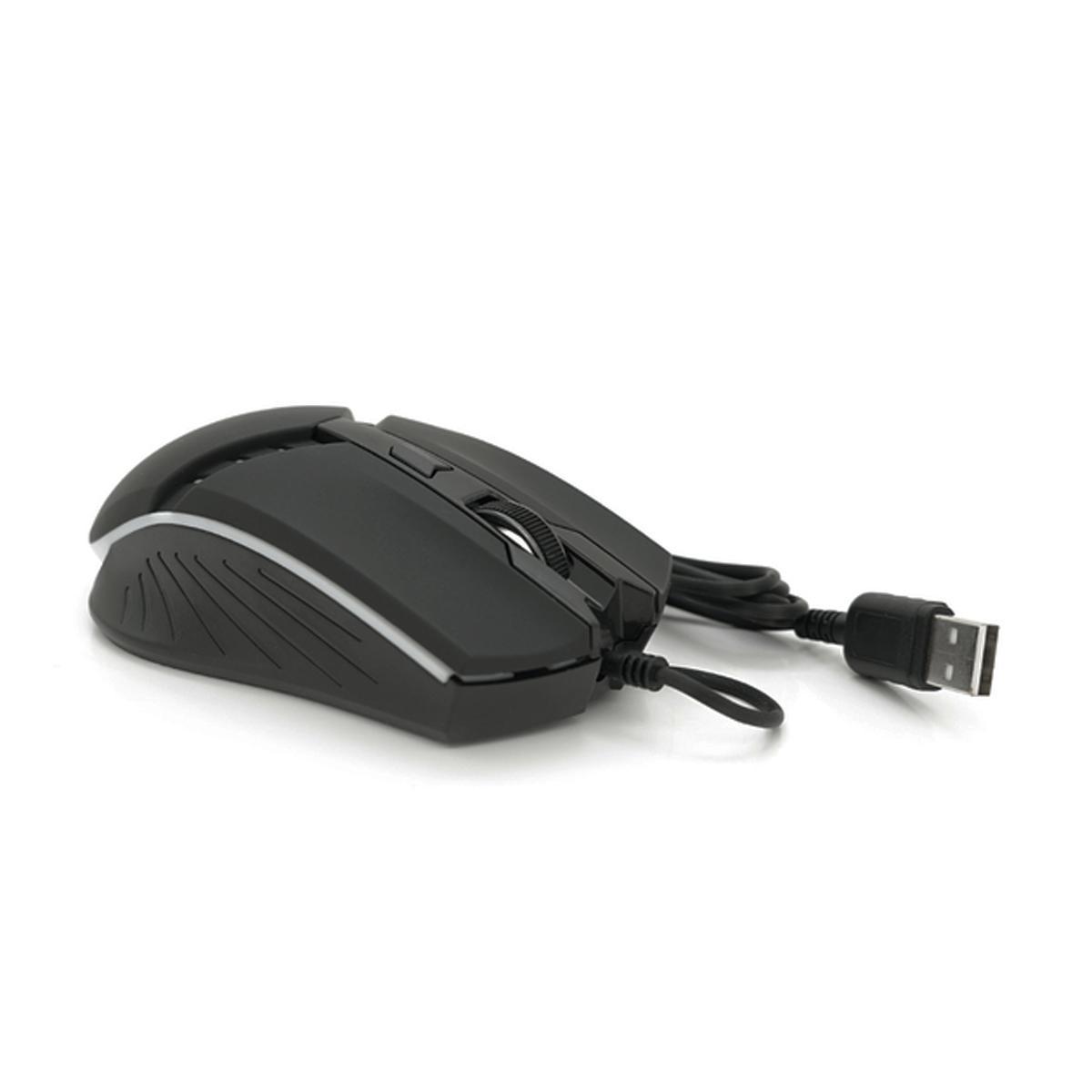 Мышь ведущая JEDEL M82 4D Wired Mouse с RGB-подсветкой оптическая DPI 800-1200-1600 USB Black (180895) - фото 5