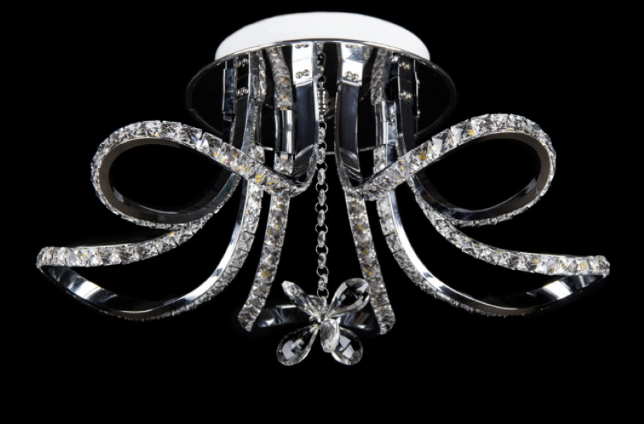 Світлодіодна люстра L78313/5 CR/WT LED CR Білий/Хром (AN000104)