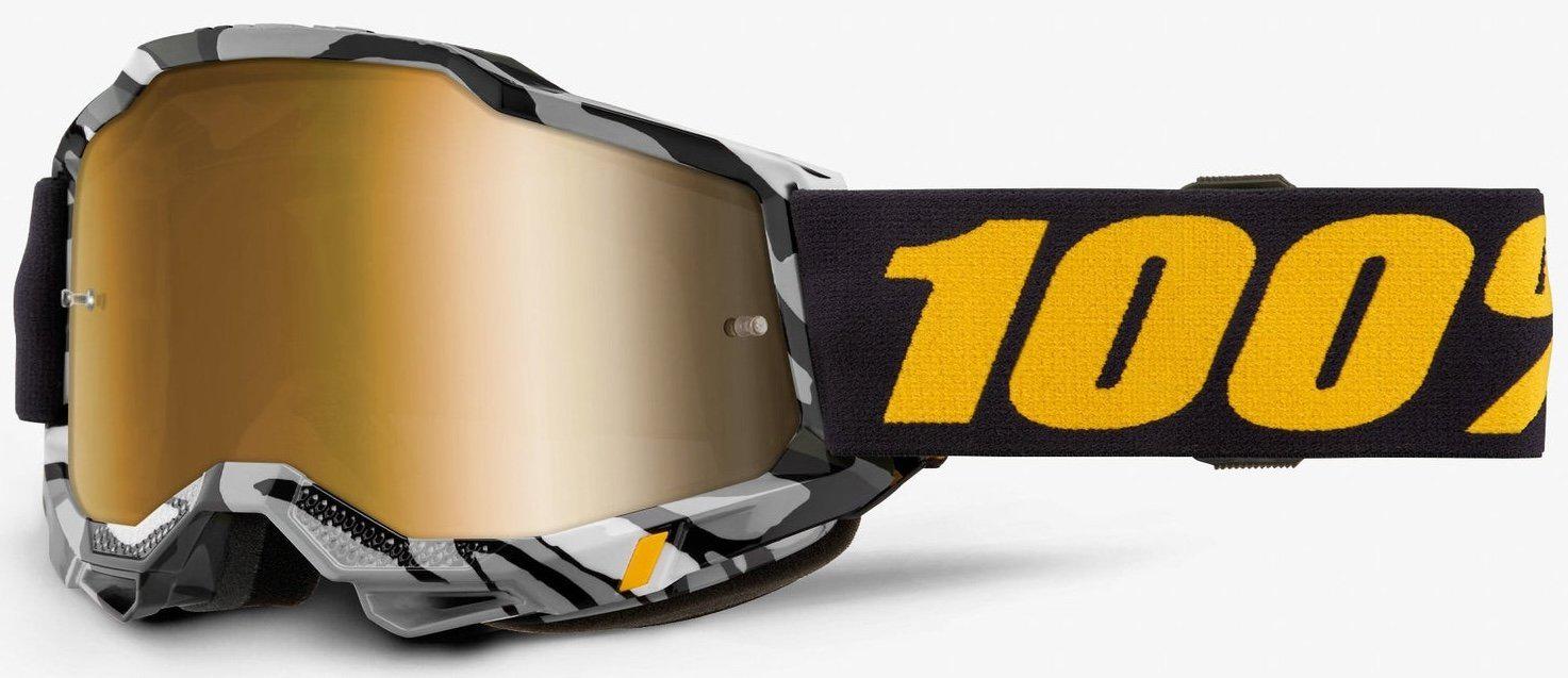 Мотоокуляри 100% ACCURI 2 Goggle Ambush/Mirror Gold Lens (34602)