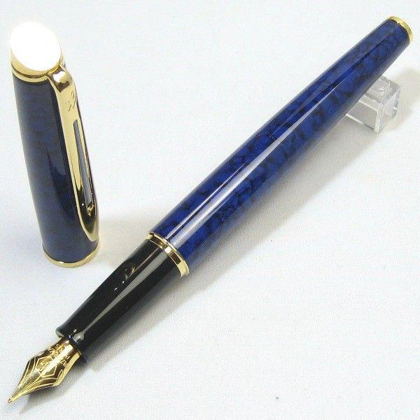 Пір'яна ручка Waterman Hemisphere Marbled Blue (GT 12 051) - фото 2