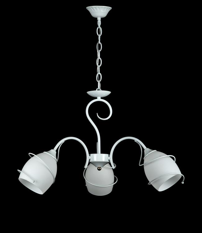 Люстра с плафонами Ray L29983/3 BK+WT Белый (IR006185)