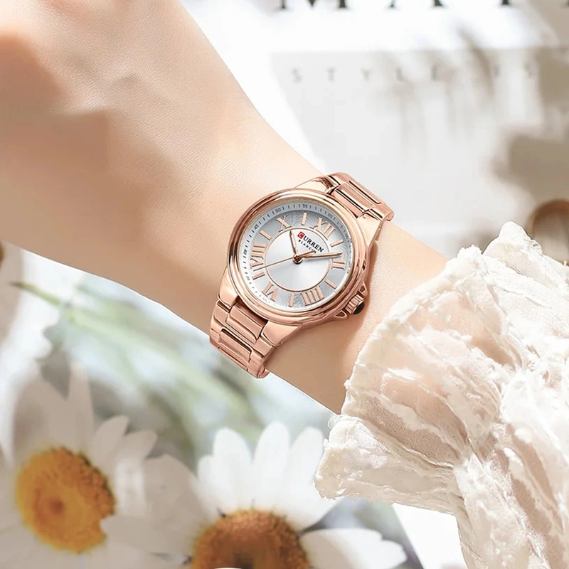 Наручний годинник Curren 9091 Rose Gold/White - фото 2 Наручний годинник Curren 9091 Rose Gold/White - фото 2