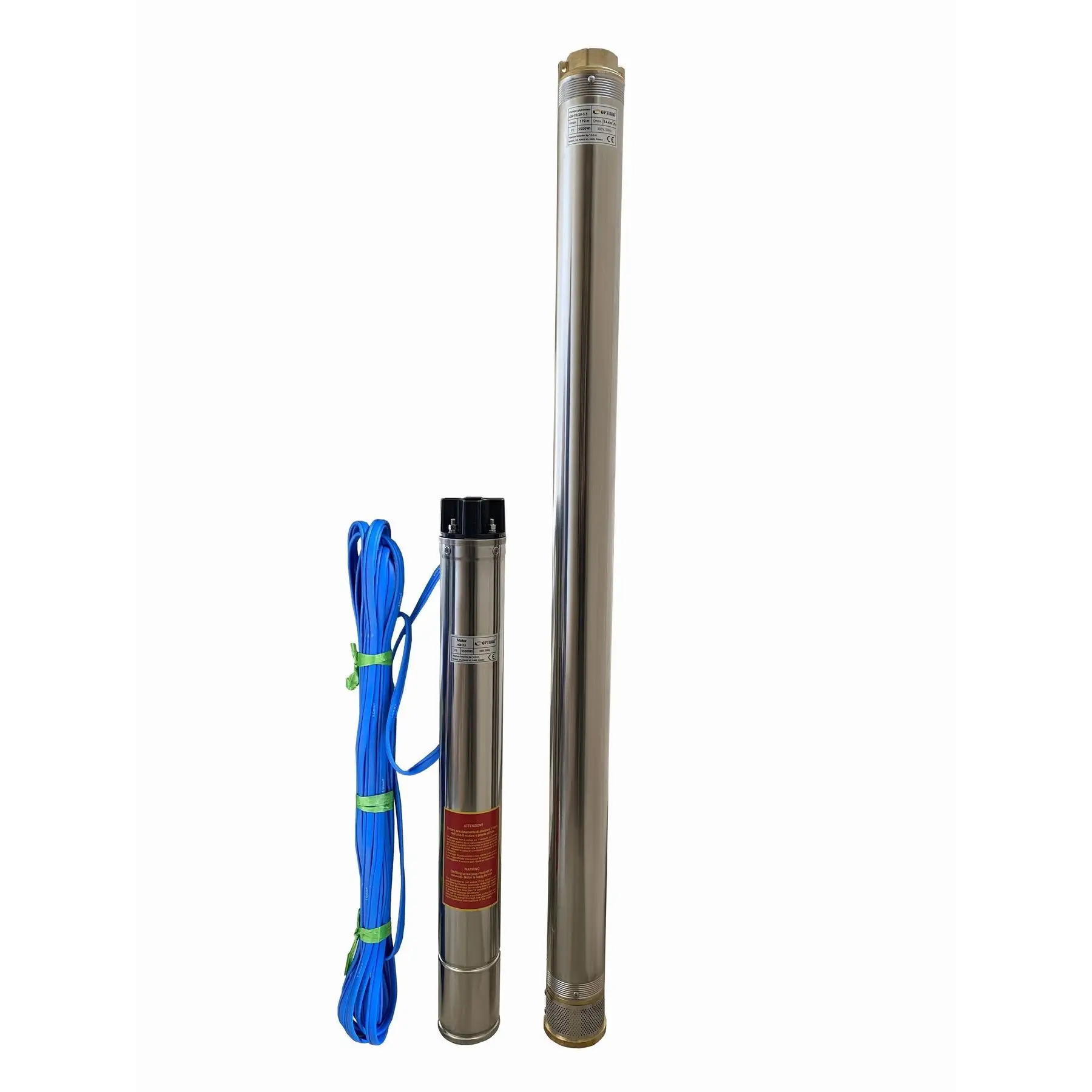 Насос свердловини Optima 4SD10/28 з підвищеною стійкістю до піску 3-фазний 5,5 кВт 170 м (GSR-000011693)