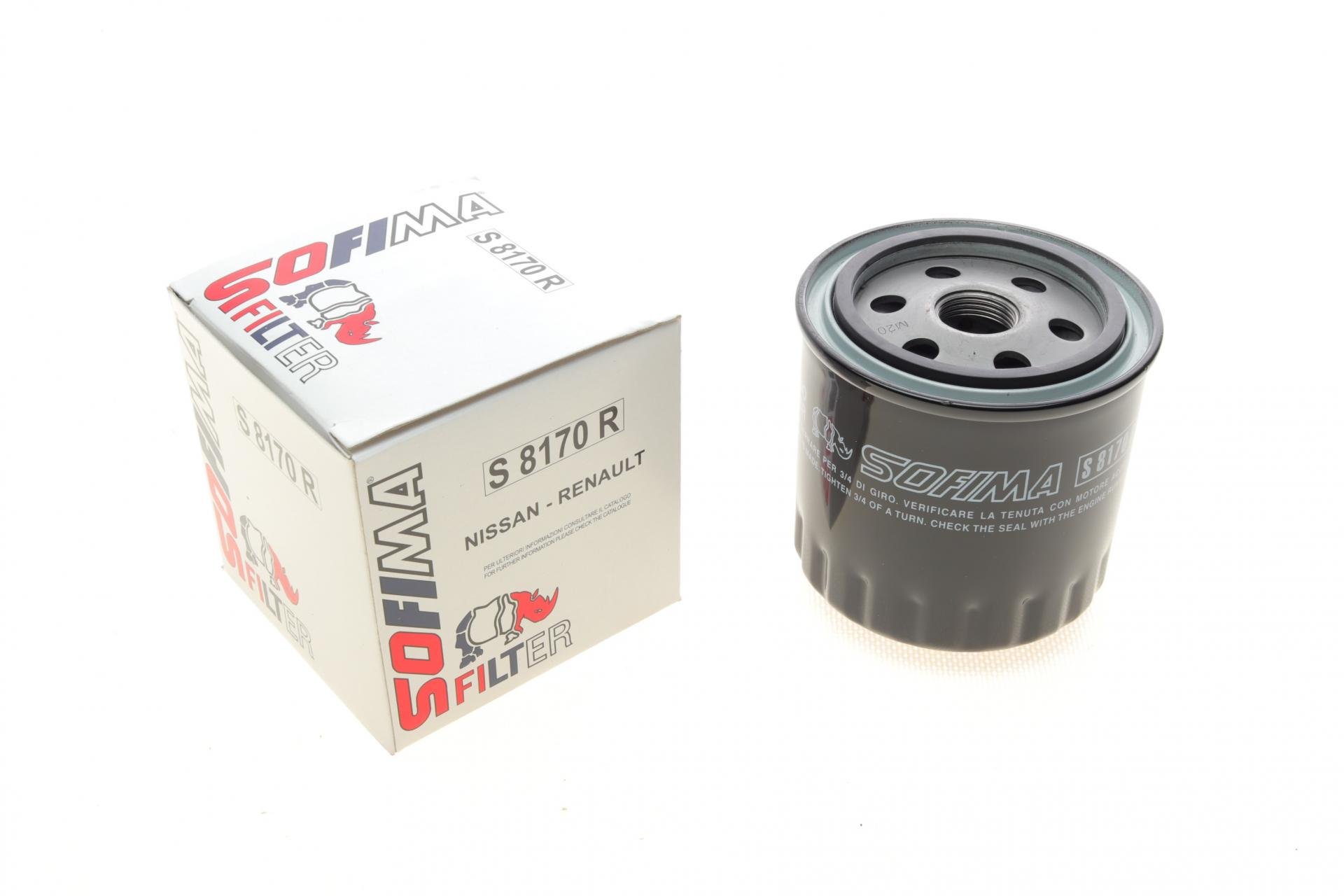 Фільтр масляний SOFIMA для Renault Megane III/Laguna III 1,9dCi/3,0dCi 08- - S 8170 R)