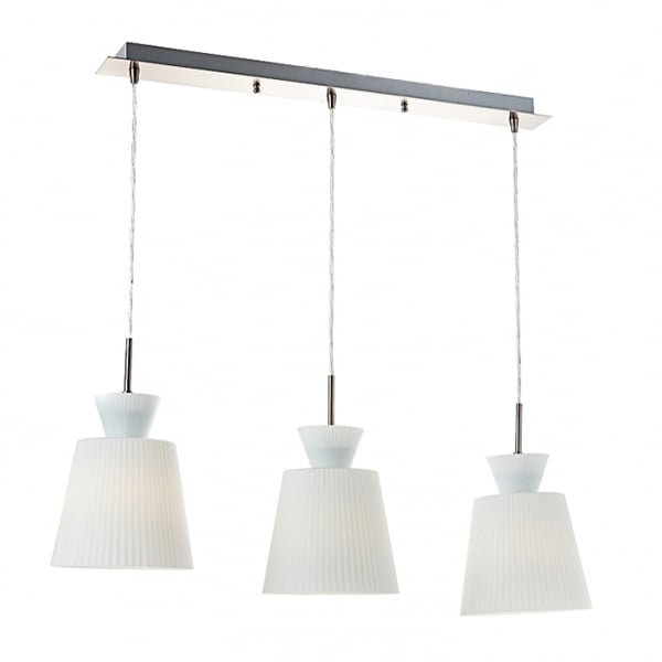 Люстра Flora на 3 лампы Белый матовый (VL007/3)