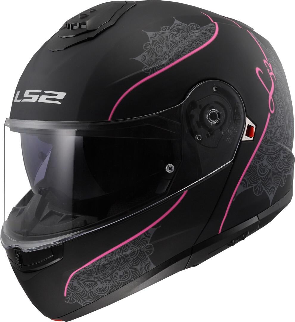 Мотошолом LS2 FF908 Strobe 2 Lux S Matt Black/Pink (29655) Мотошолом LS2 FF908 Strobe 2 Lux S Matt Black/Pink (29655)