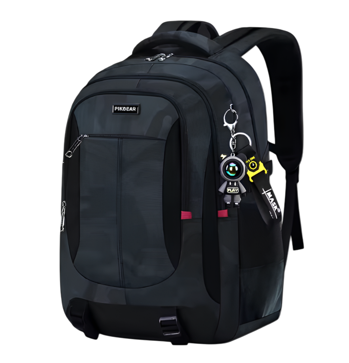 Рюкзак міський чоловічий для подорожей та туризму місткий рюкзак Чорний