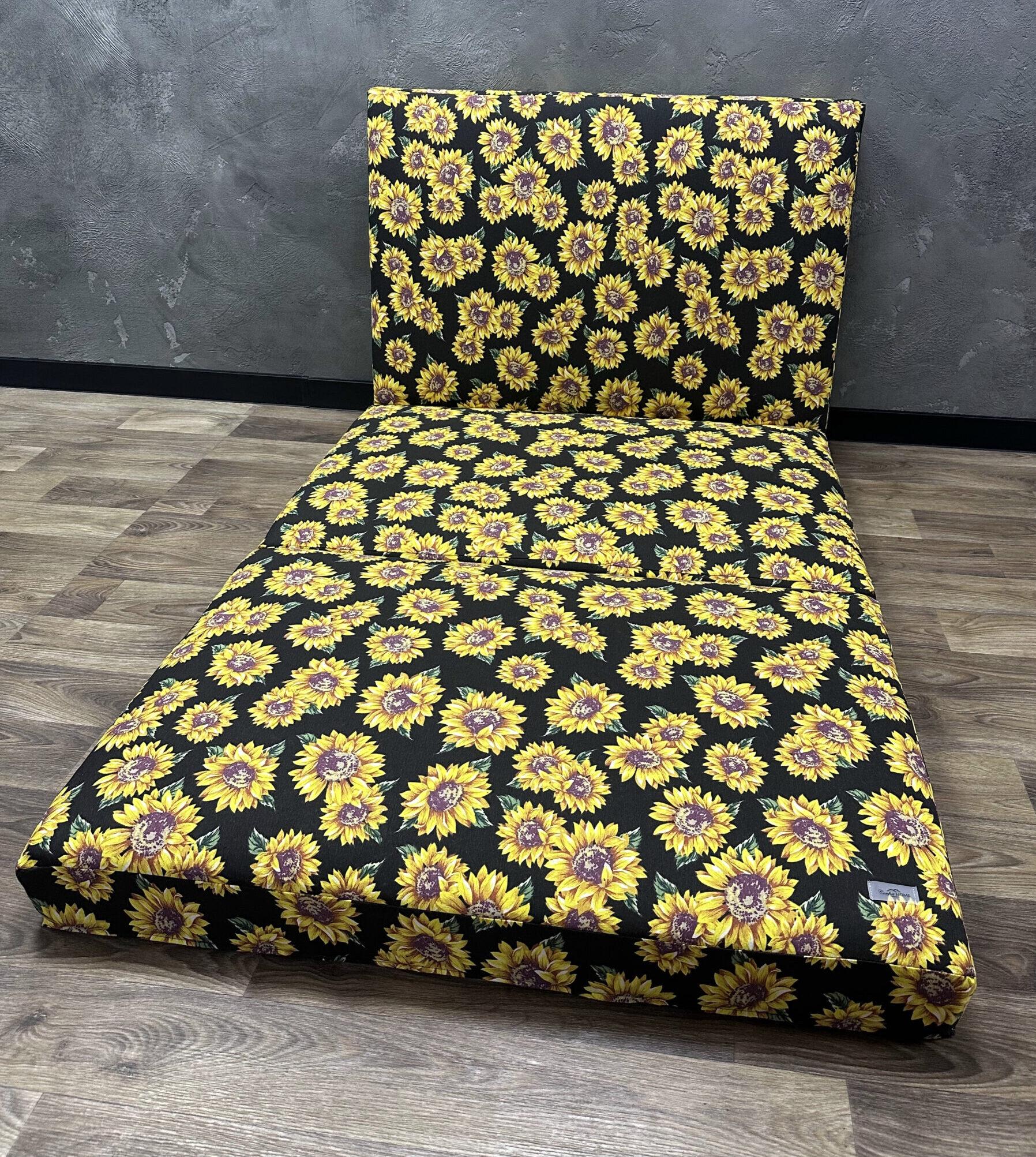 Матрац-трансформер Comfort Home Sunflowers 200х80х10 см - фото 3