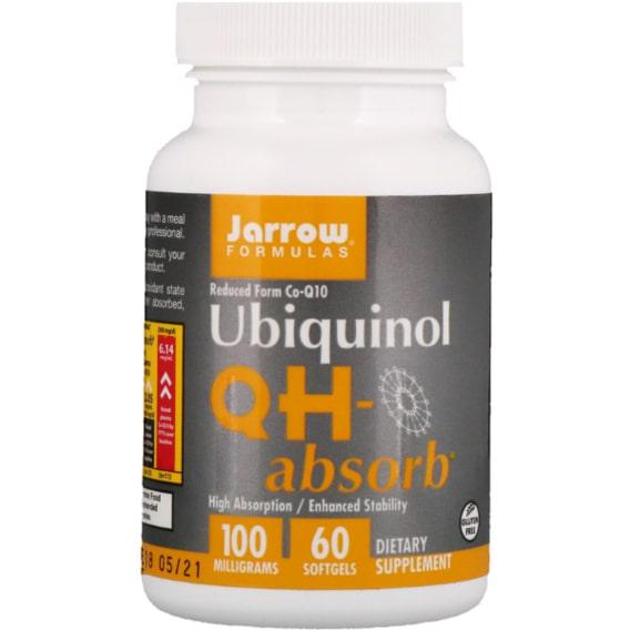 Коэнзим Jarrow Formulas Ubiquinol QH-Absorb 100 мг 60 Softgels (JRW-06019)