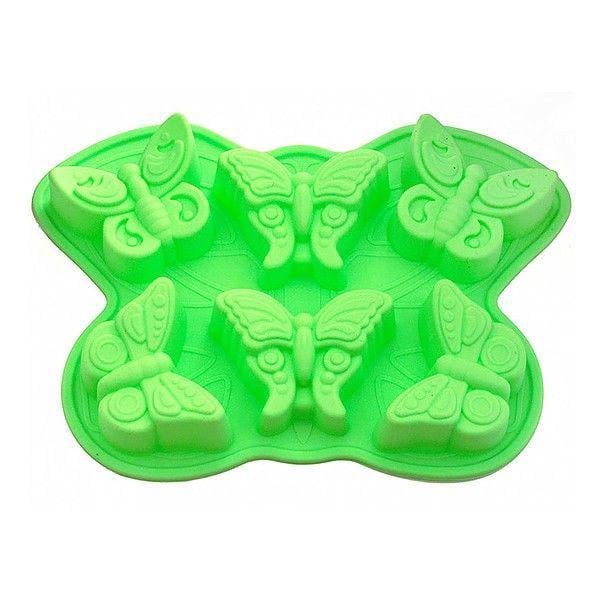 Форма для кексів Fissman Метелик Зелений (BW-6660.6)