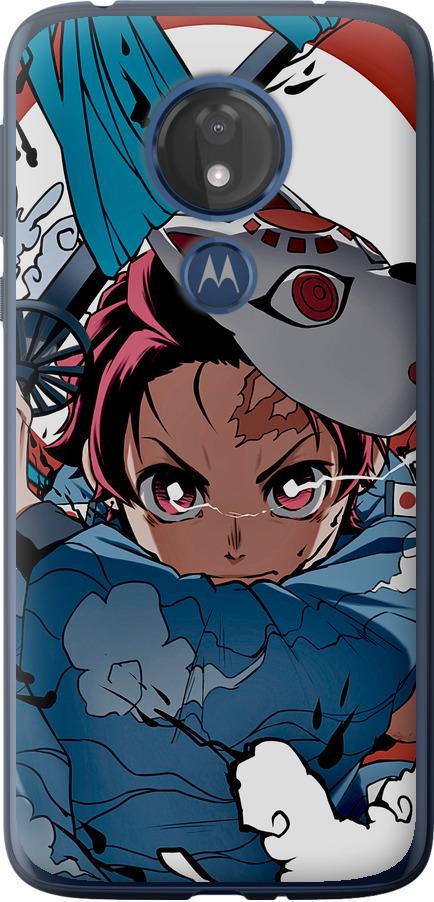 Чехол на Motorola Moto G7 Power Танджиро Камадо (5574u-1657-42517)