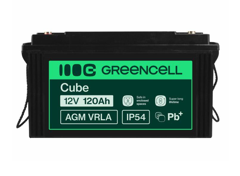 Акумулятор Green Cell AGM VRLA не потребує облуговування 12V 120 Ah IP54 (AGM31) Акумулятор Green Cell AGM VRLA не потребує облуговування 12V 120 Ah IP54 (AGM31)