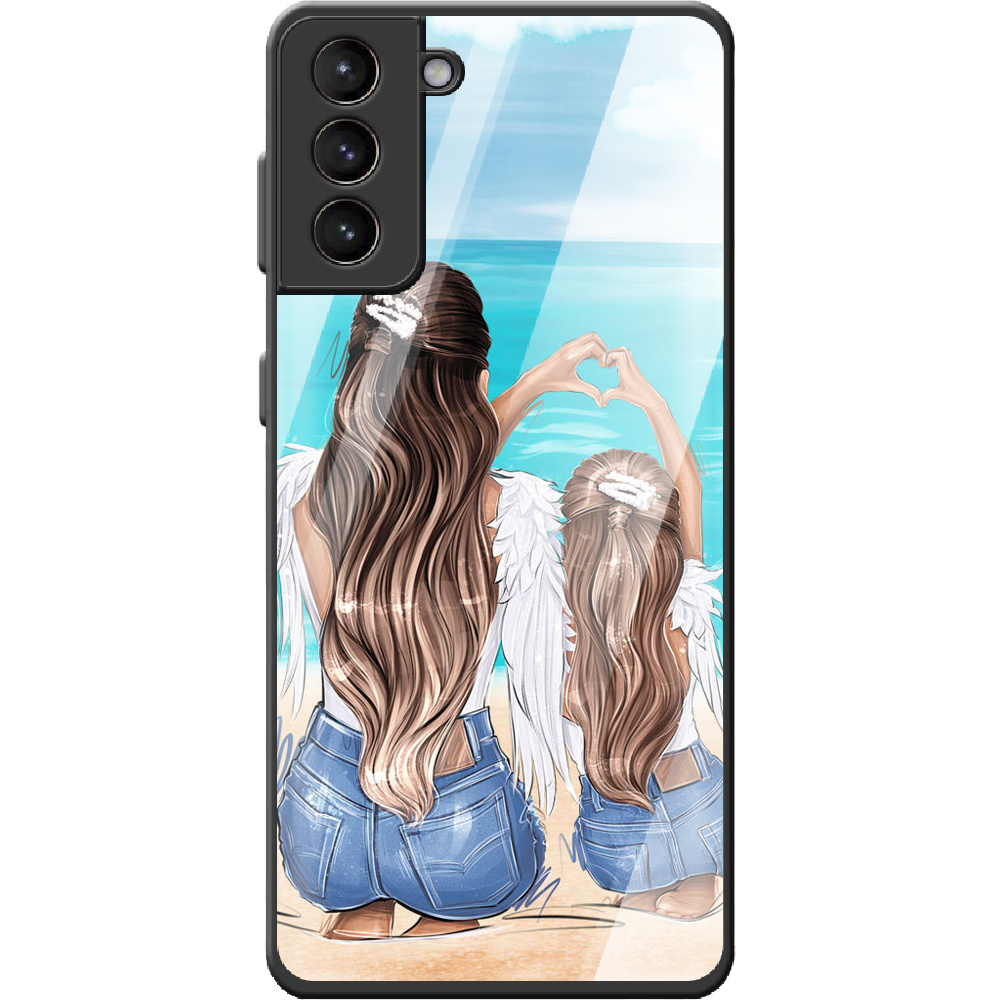 Чохол BoxFace Samsung G996 Galaxy S21 Plus Family Vacation Чорний силікон з склом (41718-up2380-42230)