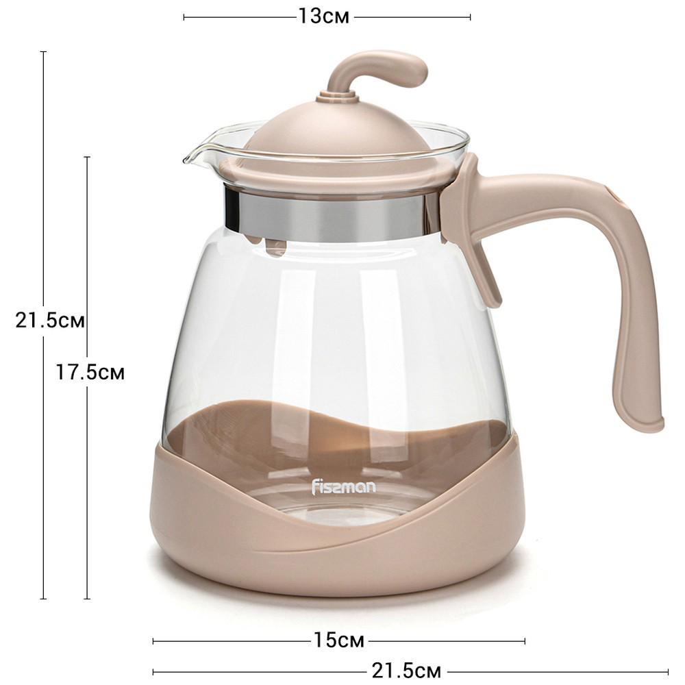 Кувшин Fissman 2 л Розовый (6457) - фото 3 Кувшин Fissman 2 л Розовый (6457) - фото 3