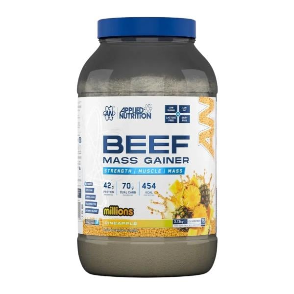 Гейнер Applied Nutrition Beef Mass Gainer 3130 г/25 порций Millions Pineapple (000028110)