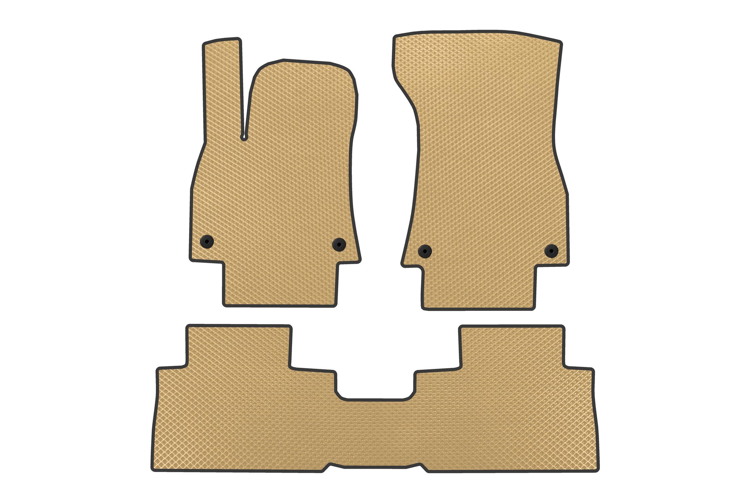 Коврики в автомобиль EVA Digital Designs для Audi Q8 e-Tron/Q8 e-tron Sportback 2018-2025 гг. этилвинилацетат Бежевый