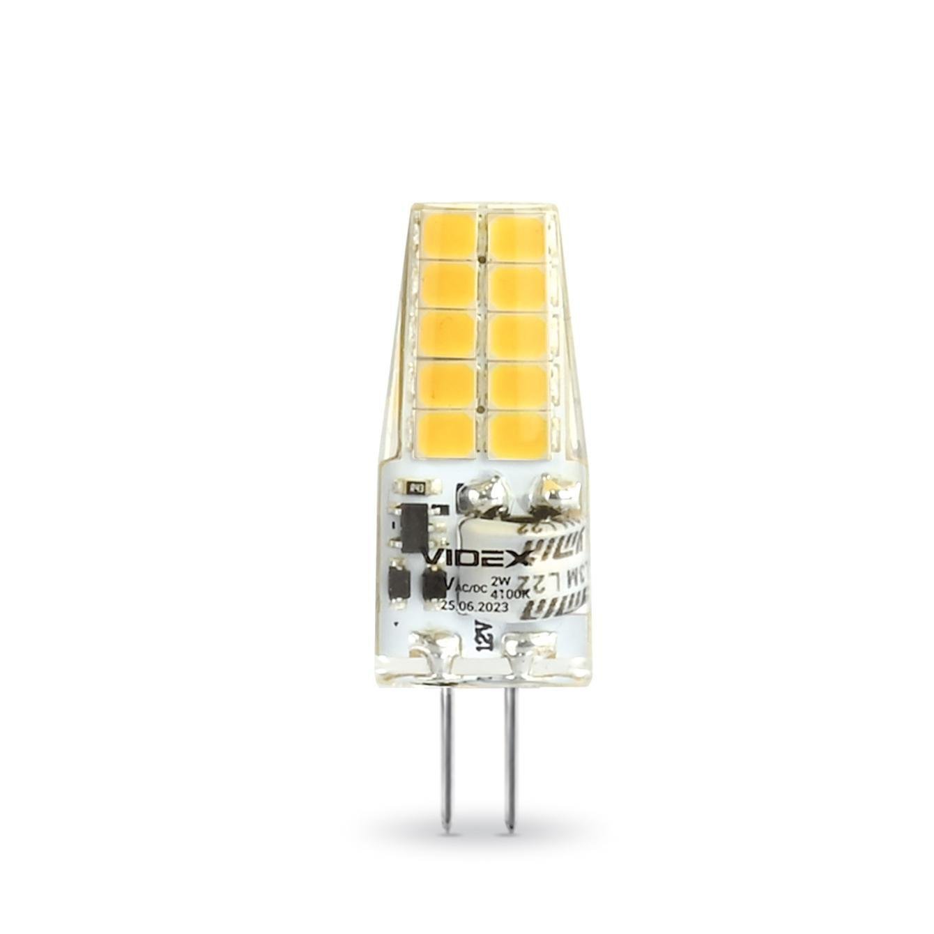 LED-лампа Videx G4C 12V 2W G4 4100K (27830027)