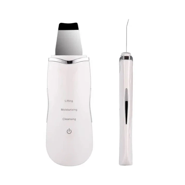 Скрабер ультразвуковой для лица Beauty Skin S1 White