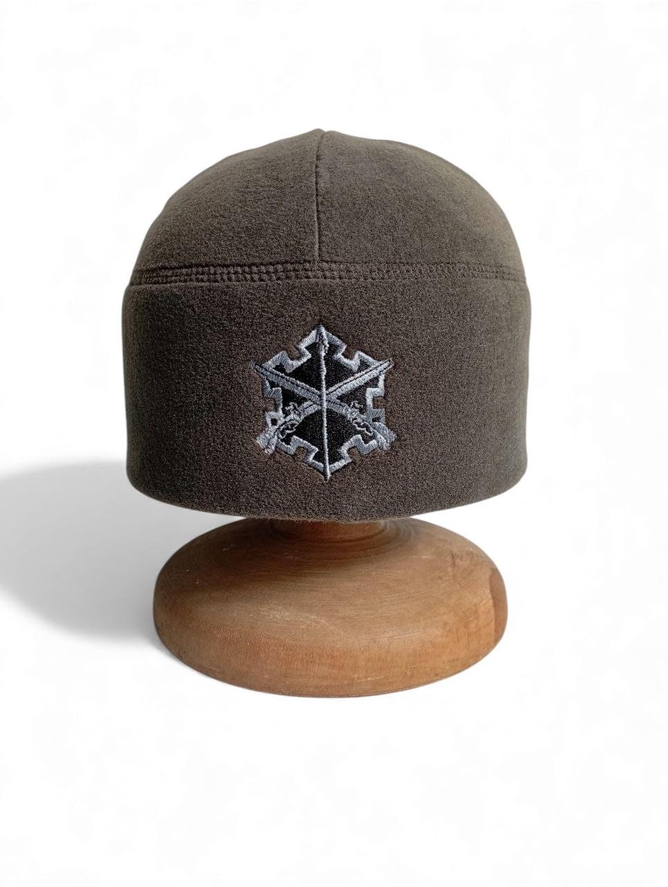 Шапка флисовая Сил территориальной обороны ВСУ one size Хаки (ТРО)