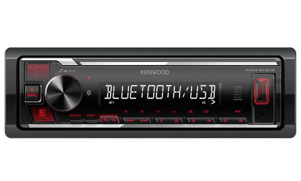 Автомагнитола Kenwood KMM-BT209 1DIN (KKMMBT209)