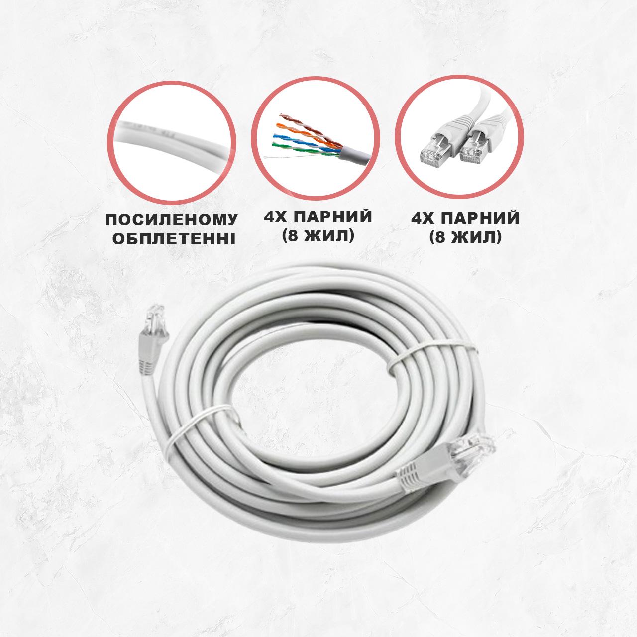 Витая пара Kabelist 25 м U/UTP Cat5e 24AWG 1000 Мбит/с (88043sk) - фото 3