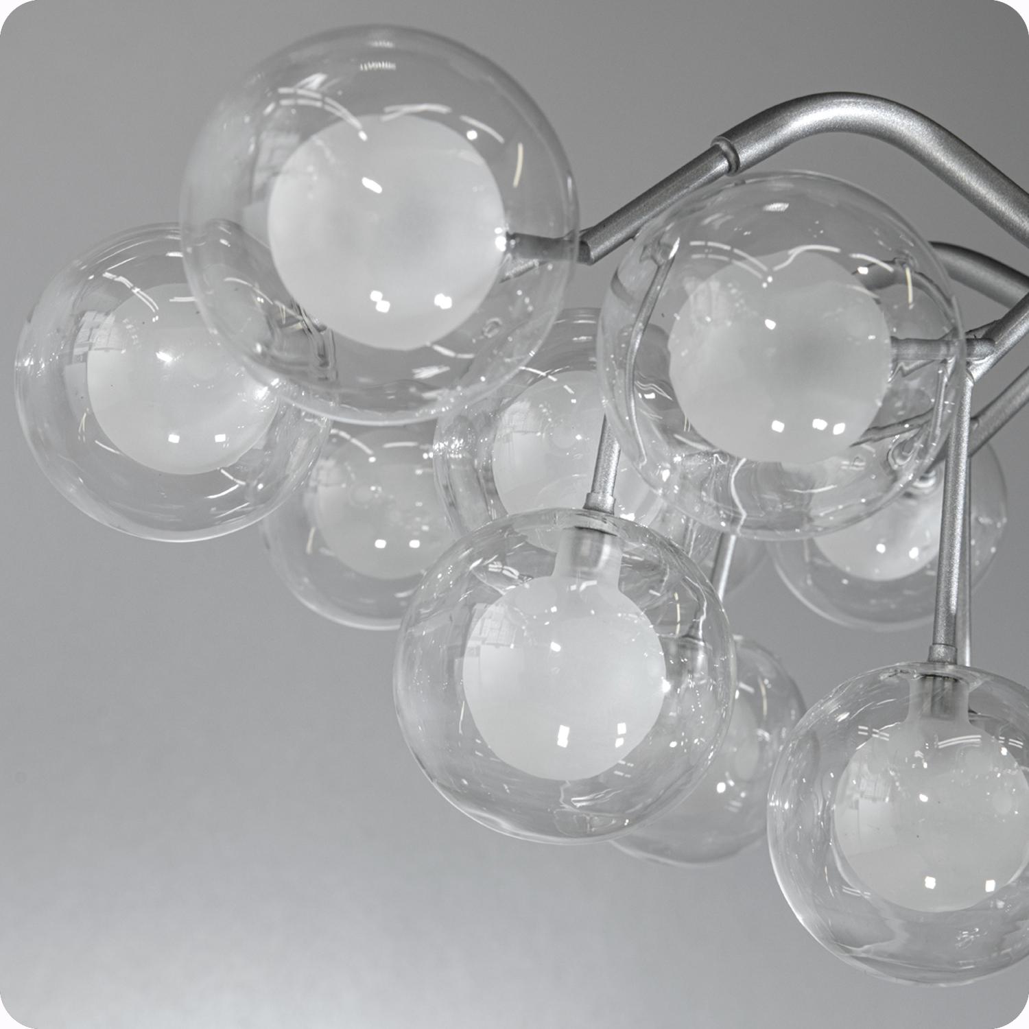 Люстра подвесная 517 Dlight на 30 ламп Хром Сатин (01954) - фото 4