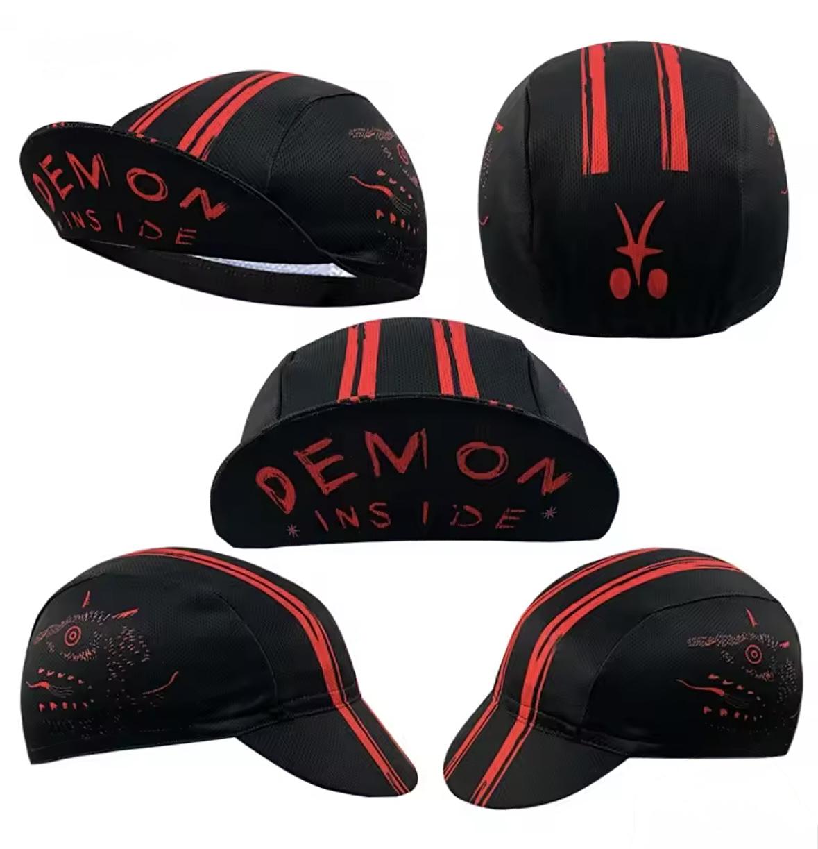 Кепка велосипедна Wuke Demon з коротким козирком для спорту унісекс one size Чорний - фото 2 Кепка велосипедна Wuke Demon з коротким козирком для спорту унісекс one size Чорний - фото 2