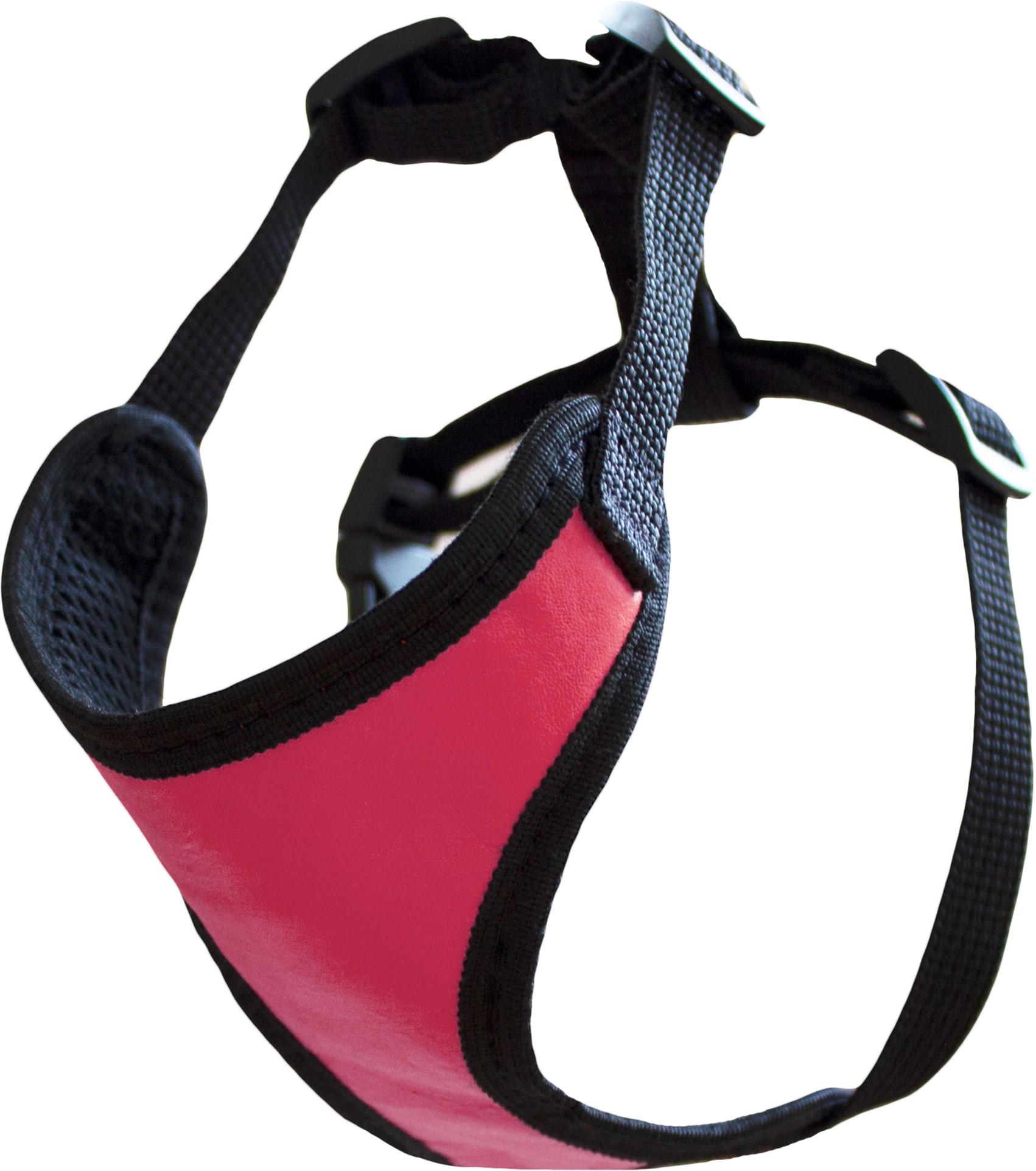 Нагрудник с сеткой Lucky Pet №4 кожаный 54-75/61-88 см Розовый (4820268550071)