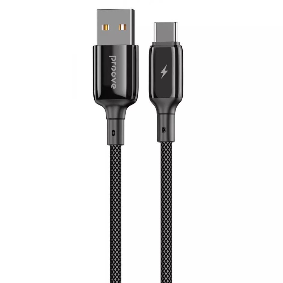 Кабель Proove Dense Metal Type-C 2.4A 1 м Black Кабель Proove Dense Metal Type-C 2.4A 1 м Black