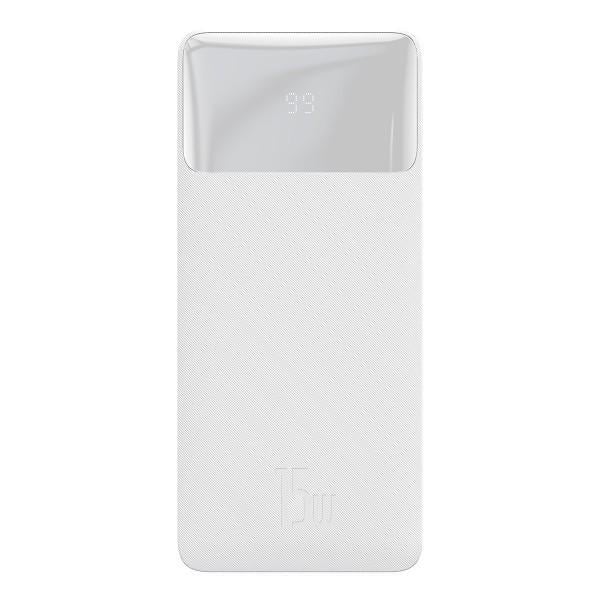 Портативний аккумулятор BASEUS Bipow Digital Display 15 W 10000 mAh White (PPDML-I02)