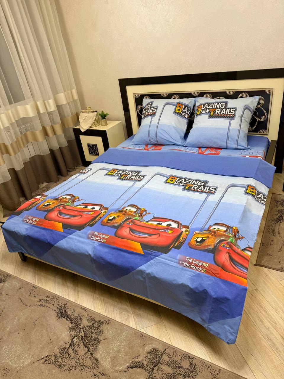 Комплект постельного белья бязь полуторный 50x70 см