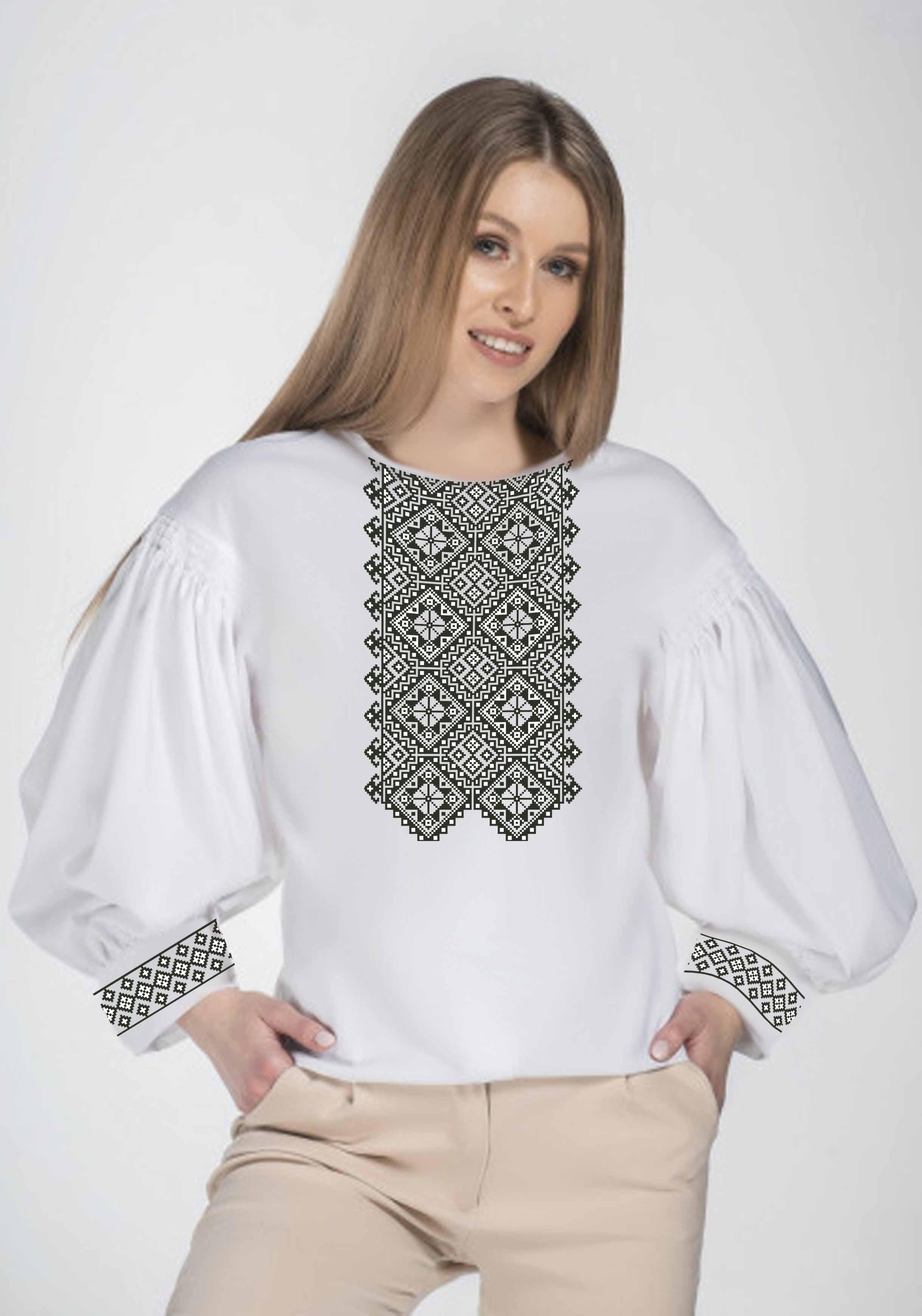 Заготовка для вышивки нитями или бисером мужская габардин (СЖГ-525)