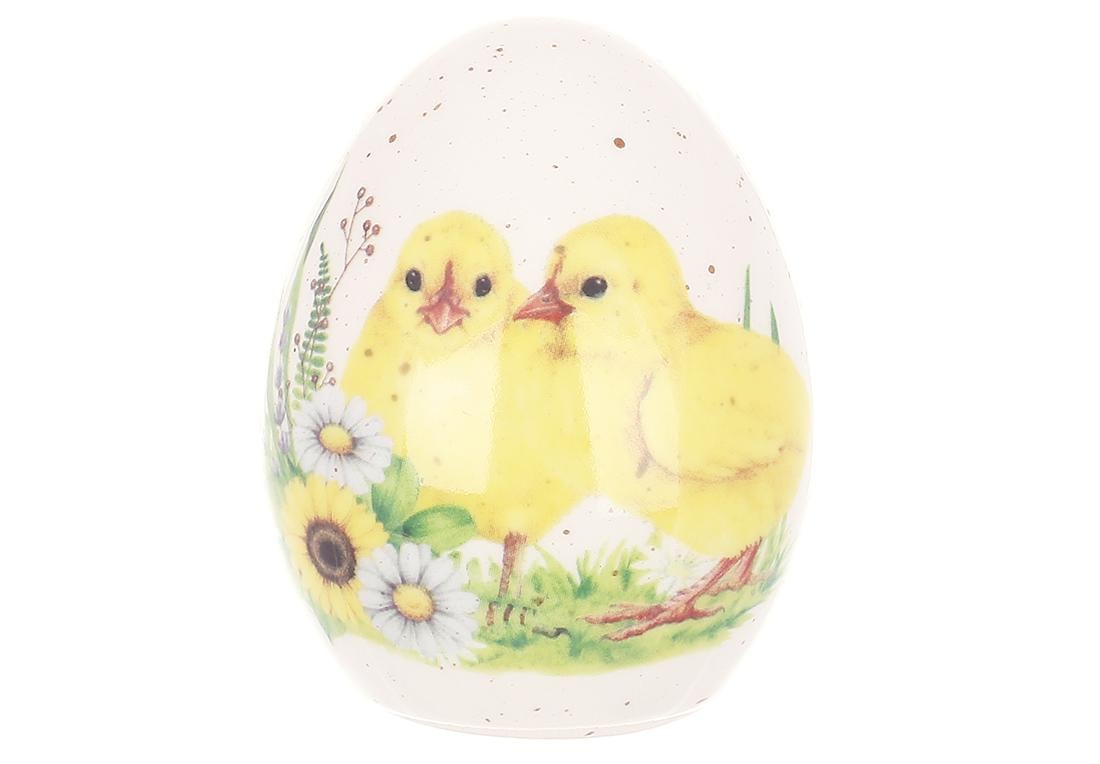 Яйцо керамическое BonaDi Happy Easter 7,5х7,5х9,6 см (DM172-E)