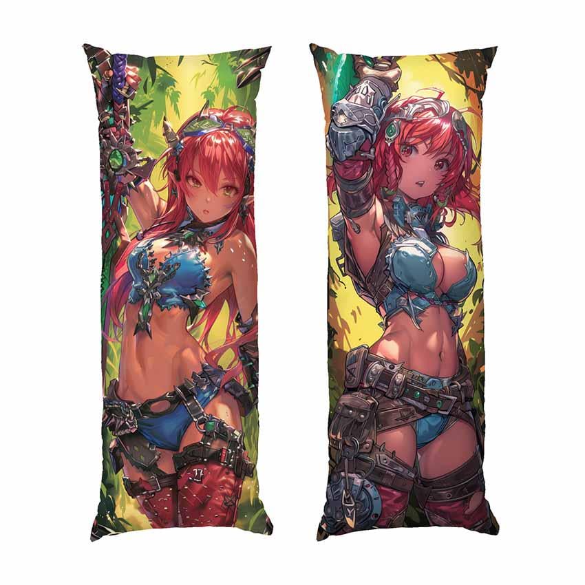 Подушка дакімакура A beautiful girl Аnime Sword габардин 70х30 см (113803)